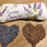 Levendulás lenmagos szempárna lavender provance