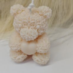 Rózsa maci szójaviasz gyertya