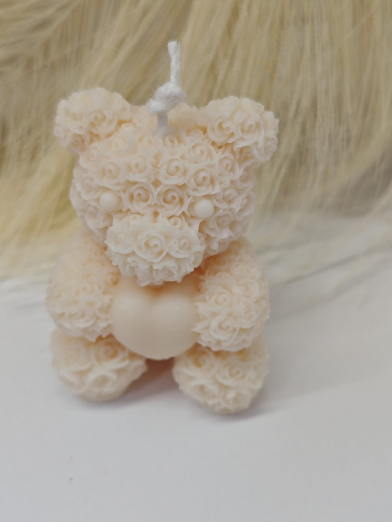 Rózsa maci szójaviasz gyertya