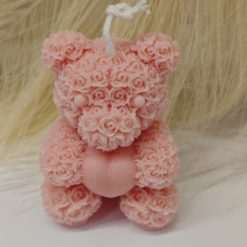 Rózsa maci szójaviasz gyertya