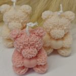 Rózsa maci szójaviasz gyertyák