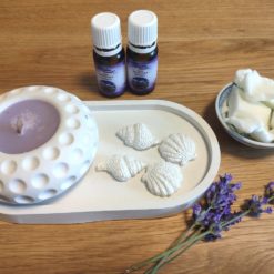 Szójaviasz gyertya és illatkó szett kagylók2
