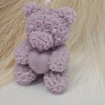 Rózsamaci szójaviasz gyertya levendulás