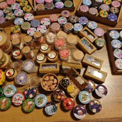 Szójaviasz gyertyák fém dobozban