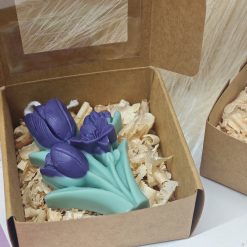 Tavaszi Zsongás – Kézzel öntött tulipáncsokor gyertya